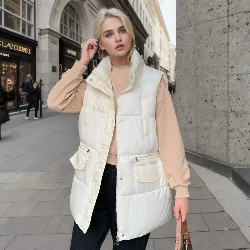 Warm Puffer Vest for Women Street-wave Cozy Rayla