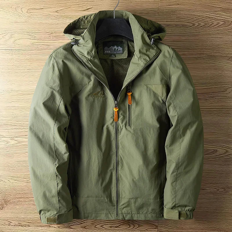 Street-Wave Waterproof Breathable Men's Outdoor Jacket For All-Weather Adventure
