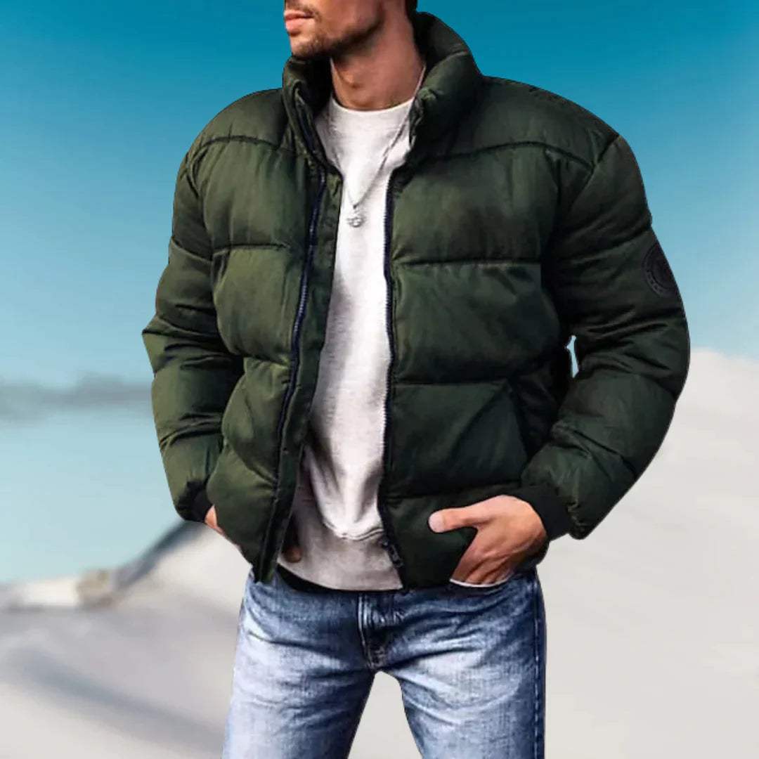 Street Wave Mens Thick Down Jacket For Winter Warmth And Style Insulated Puffer Coat