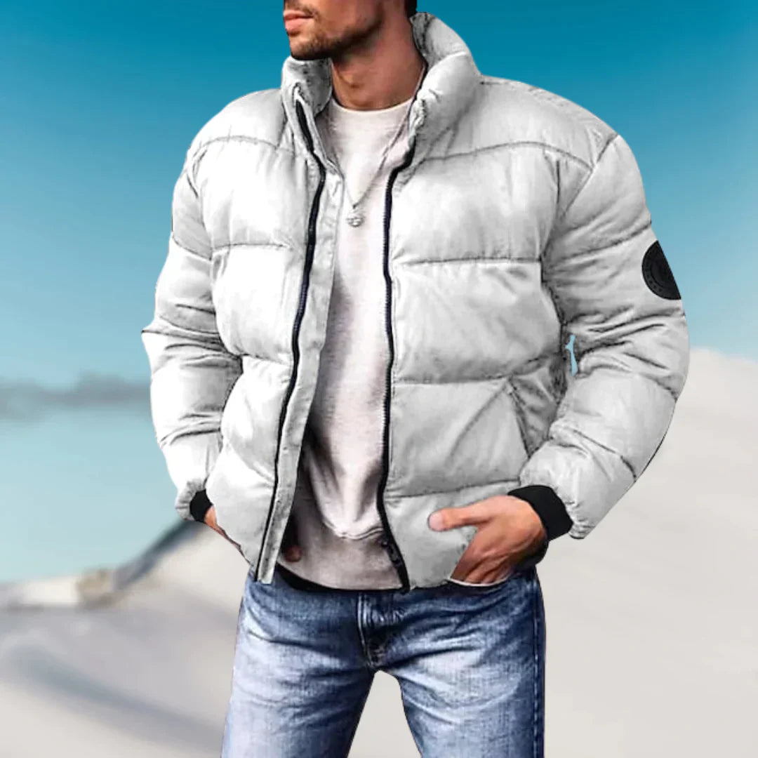 Street Wave Mens Thick Down Jacket For Winter Warmth And Style Insulated Puffer Coat