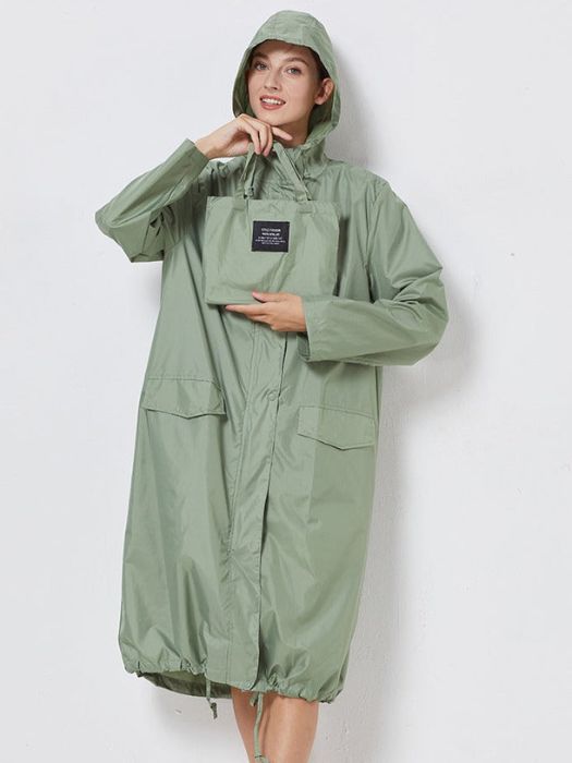 Street-Wave Ladies Rosalen Plaid Raincoat Windbreaker Hooded All Weather Waterproof Coat