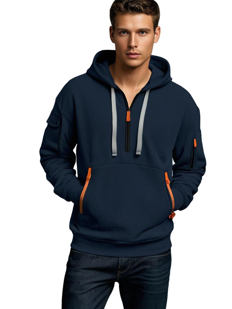 Street-wave Men's Hoodie Sweatshirt With Premium Comfort, Soft Inner, Front Kangaroo Pocket