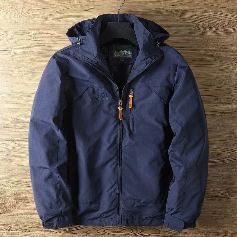 Street-Wave Waterproof Breathable Men's Outdoor Jacket For All-Weather Adventure