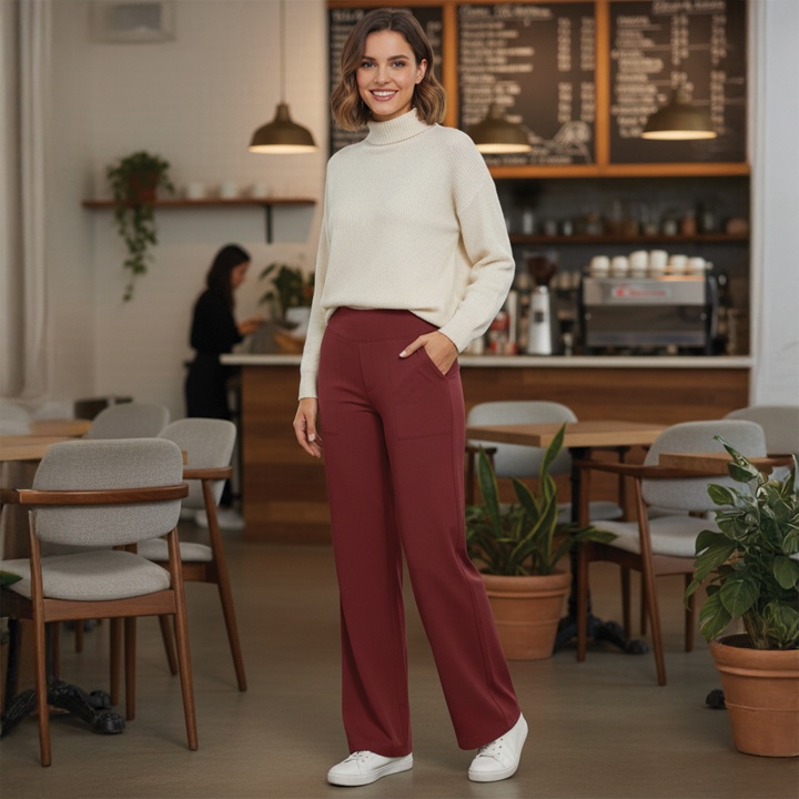 Julie Wide Leg Pants Street Wave For Everyday Wear All Day Comfort