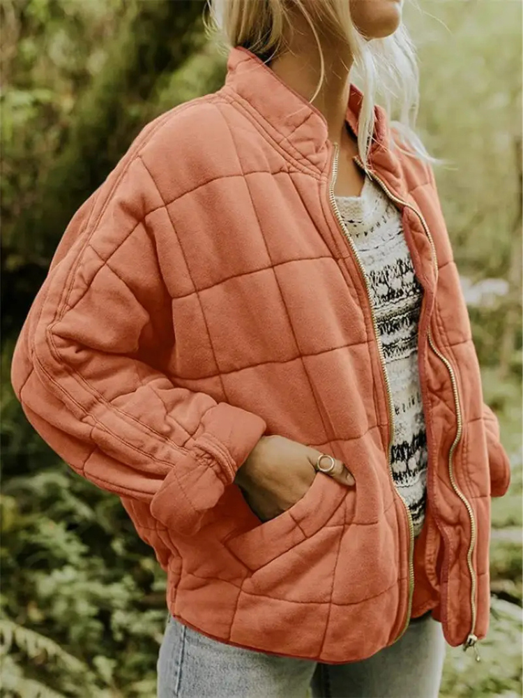 Streetwave Women Oversized Down Jacket Cozy Warm Windproof Puffer For Modern Comfort