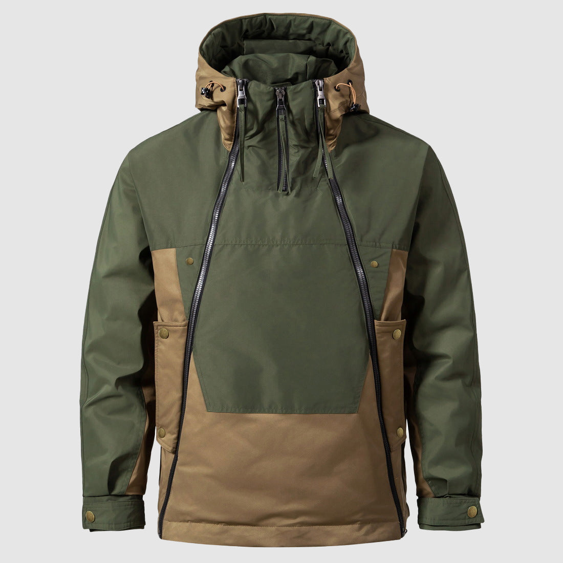 Nordisk Flair Mens Down Jacket Hooded Insulated Windproof Water Resistant Coat