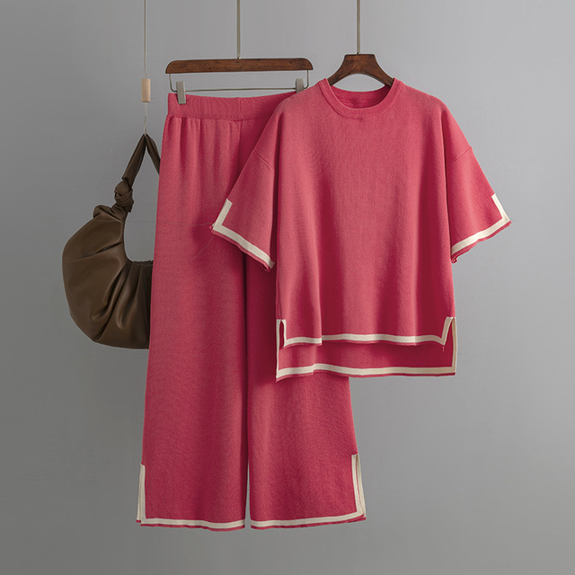 Serenity Korean Style Two Piece Set Women Lightweight Breathable Chic Casual Summer Outfit