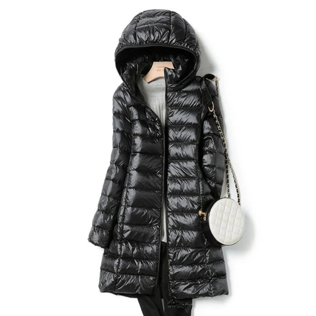 Streetwave Ultra Warm Hooded Puffer Jacket For Women Insulated Winter Coat With Windproof Quilted Design
