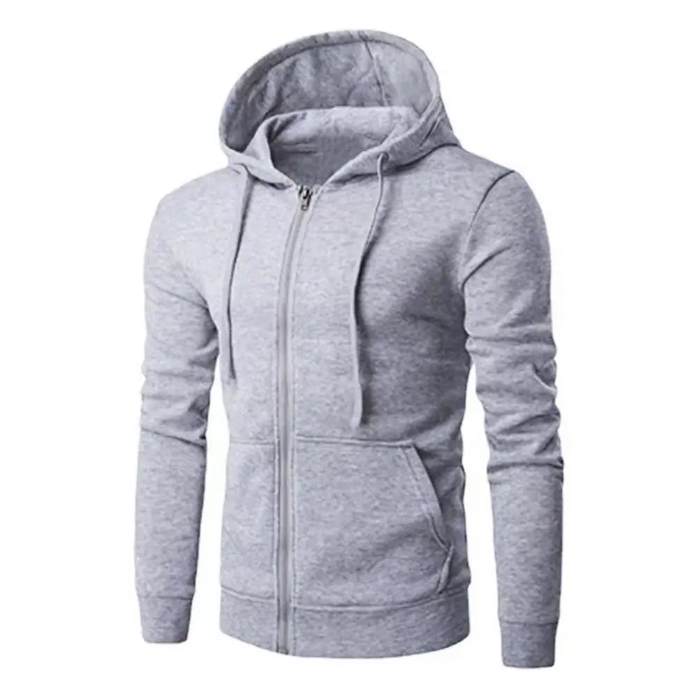 Keith Mens Classic Zip Up Hoodie Street Wave Everyday Warmth Urban Style
