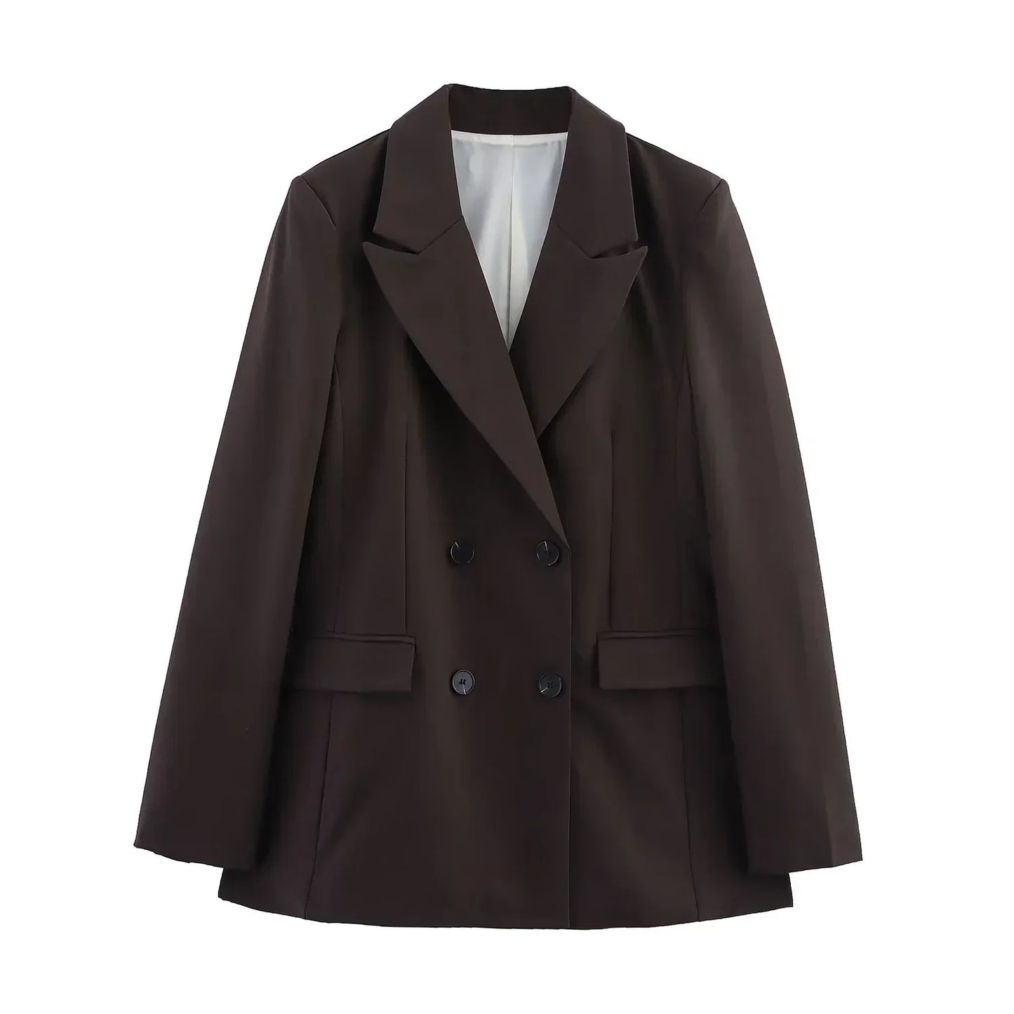 Street Wave Kimberly Chic Formal Suit Set With Tailored Long Blazer For Women