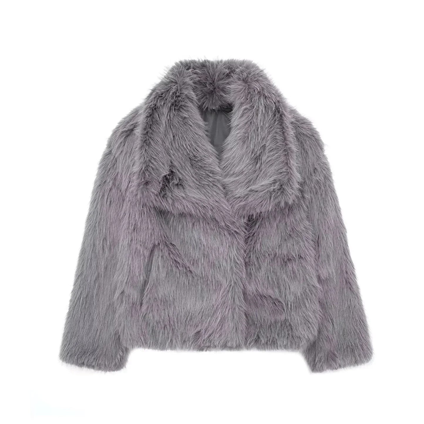 Street-Wave Are My Dawn Faux Fur Jacket For Women Cozy Comfort And Trendy Urban Style