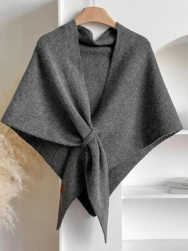 Isabella Soft Winter Knit Shawl Street Wave For Women Effortless Chic