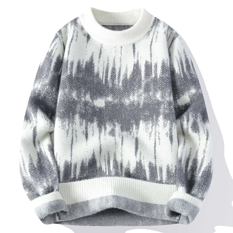 Street-wave Soft Tie-Dye Knit Cardigan For Everyday Comfort Women Cozy Versatile Layer