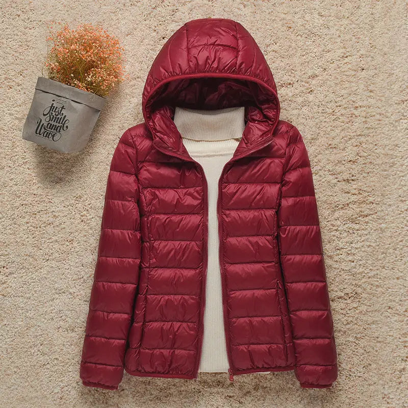Street Wave Puffer Winter Jacket With Hood And Full Zip For Women Cozy Warmth Weatherproof Outerwear
