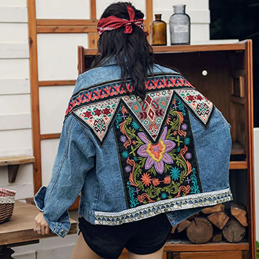 Street-wave | Lässige Jeans Jacke Stil - Street-wave