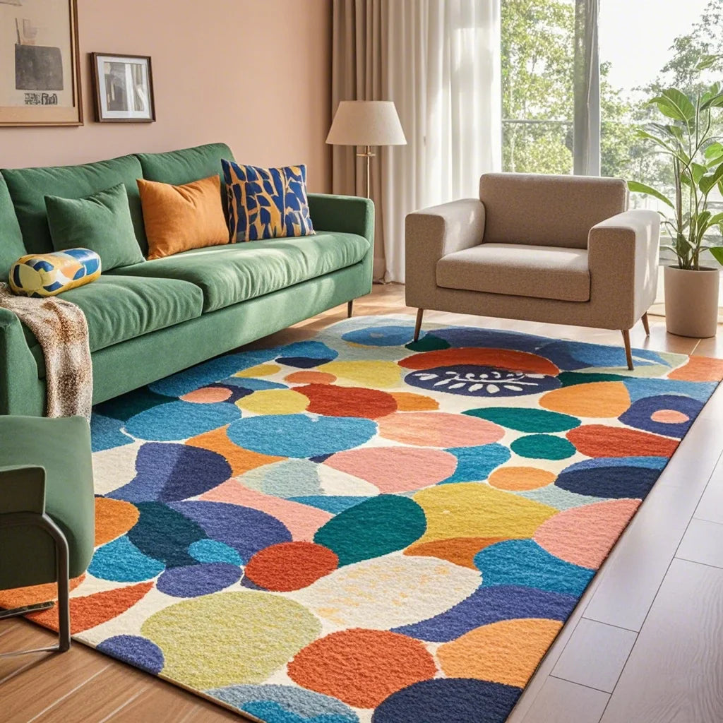 Dopamine Velvet Rug Dirt Resistant Washable Eprolo For Home