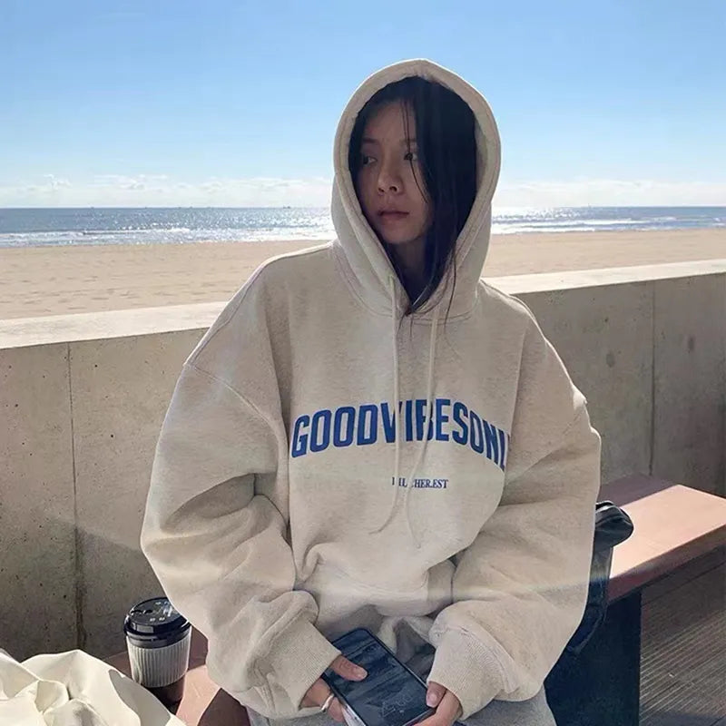 Street-wave Printed Sweatshirts for Cozy Warmth and Versatile Style Unisex Fit for Streetwear Fans