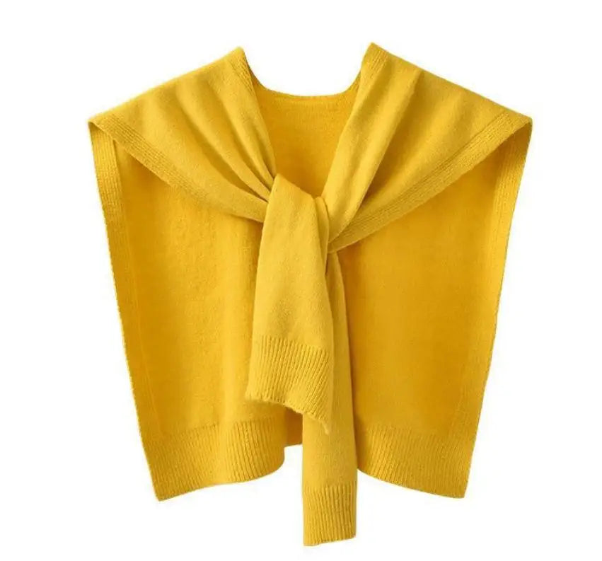 Street-Wave Knitted Scarf Wrap For Women Effortless Warmth And Refined Texture