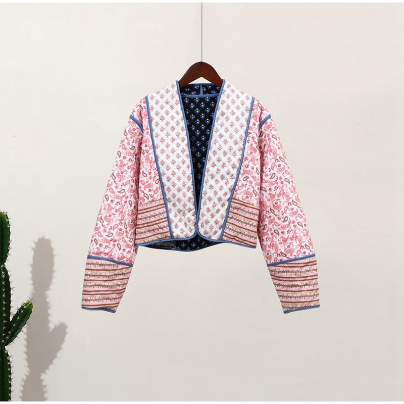 Streetwave Printed Summer Coat for Streetwear Lovers Lightweight Chic Layering Jacket