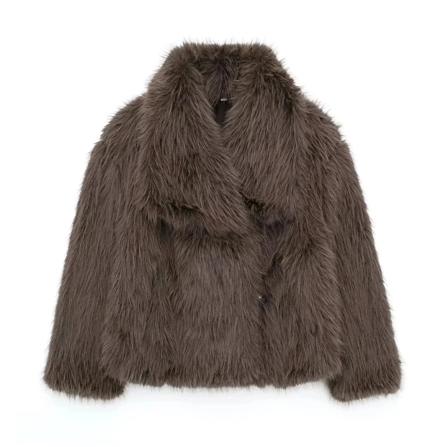 Street-Wave Are My Dawn Faux Fur Jacket For Women Cozy Comfort And Trendy Urban Style