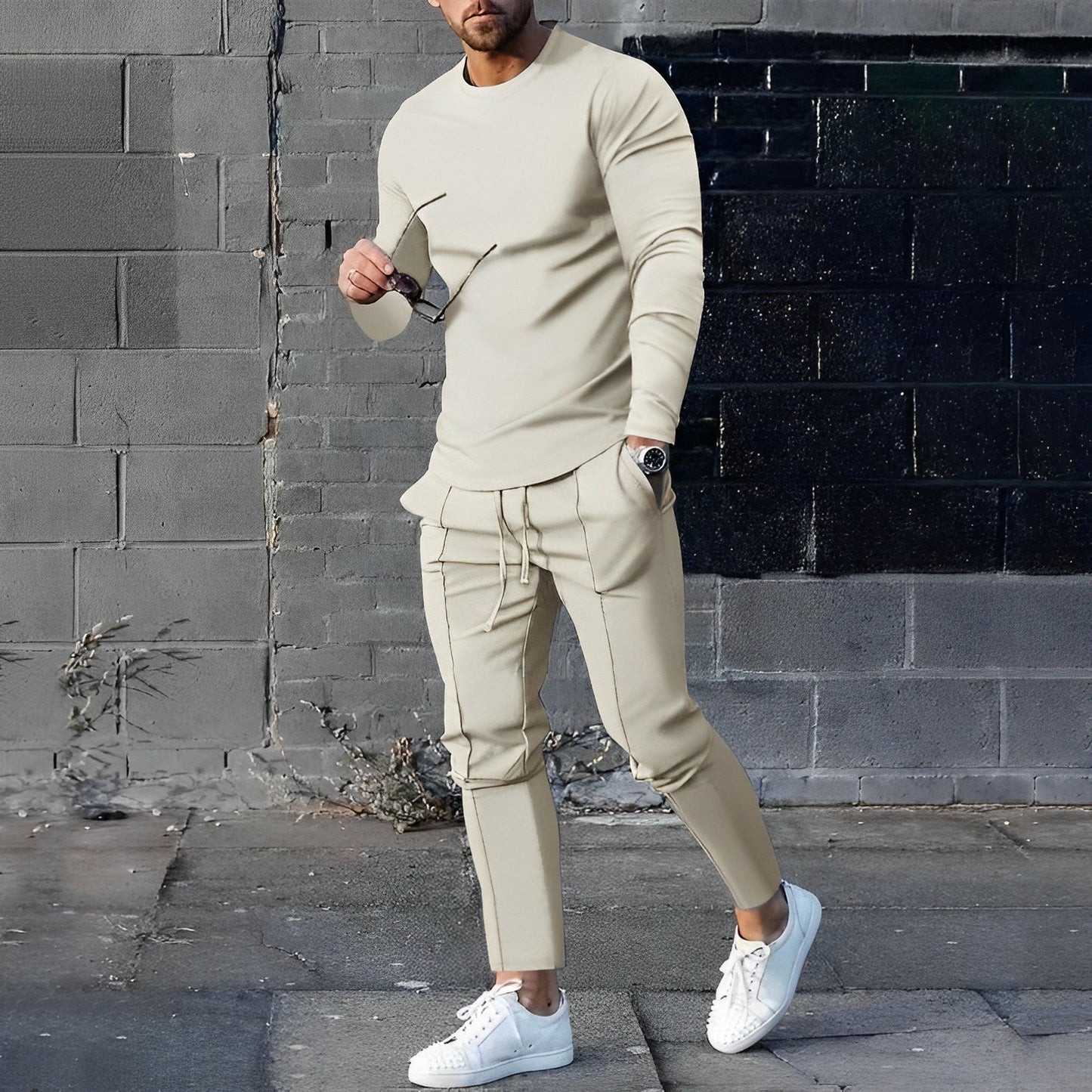 Streetwave Tyler Mens Pullover And Trousers Set Premium Warmth And Cozy Comfort For Men