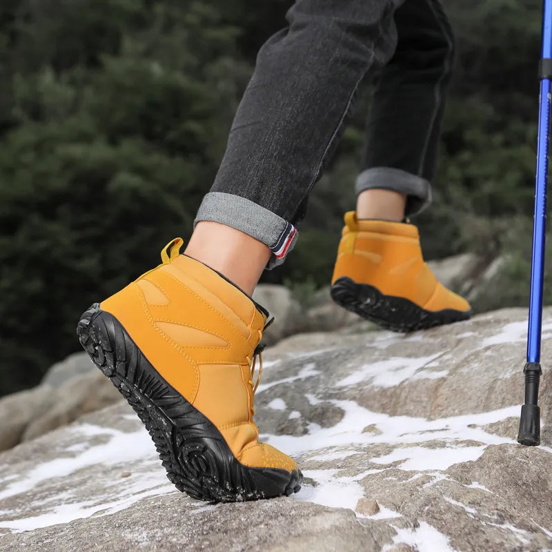 Street-wave Barefoot Winter Boots Lightweight Flexible For Outdoor Enthusiasts And Urban Explorers
