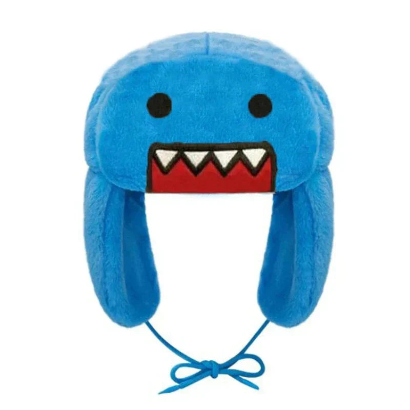 Cozy Plush Ushanka Hat With Adjustable Ear Flaps Cute Cartoon Design Lightweight And Warm Winter Accessory