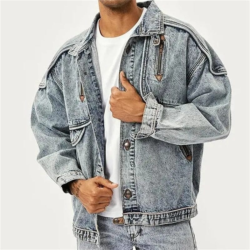 Streetwave Denim Jacket For Men Modern Fit Premium Comfort