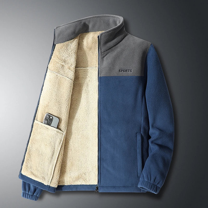 Street-wave Soft Fleece Jacket With Pockets Warm Comfort For Active Outdoor Enthusiasts