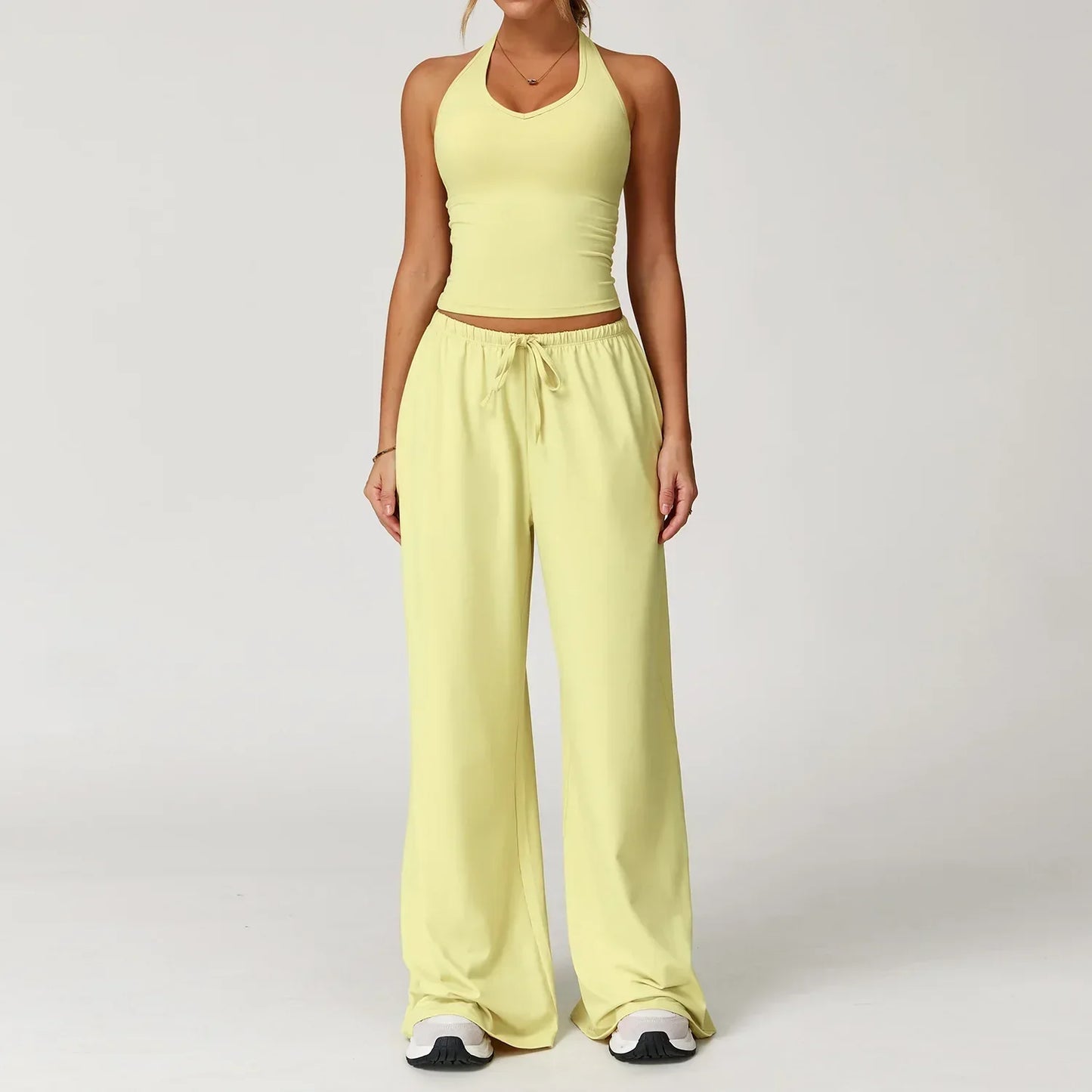 Street Wave Eleanor Women’s Winter Wide Leg Pants Cozy Relaxed Fit