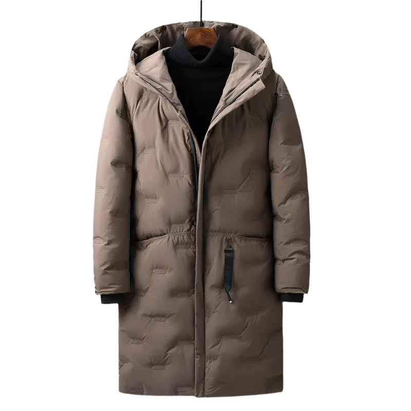 Street-wave Insulated Men's Winter Parka With Hood For Urban Dwellers Ultimate Warmth