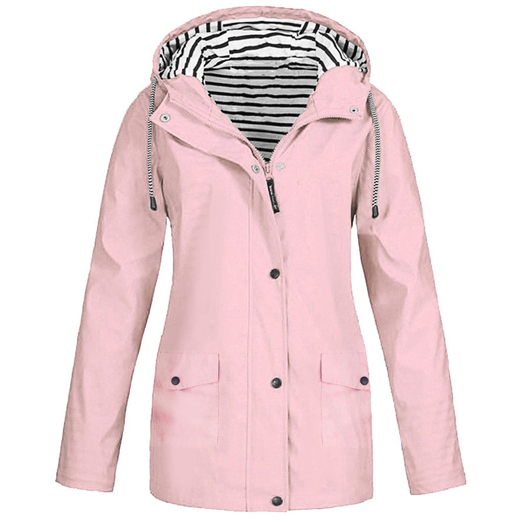 Street-wave Women's Waterproof Jacket For Outdoorsy Adventurers Warm Dry And Versatile