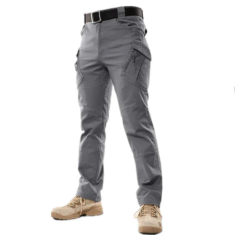 Street-Wave Men's Cargo Pants for Outdoor Adventure - Durable Functional Pockets