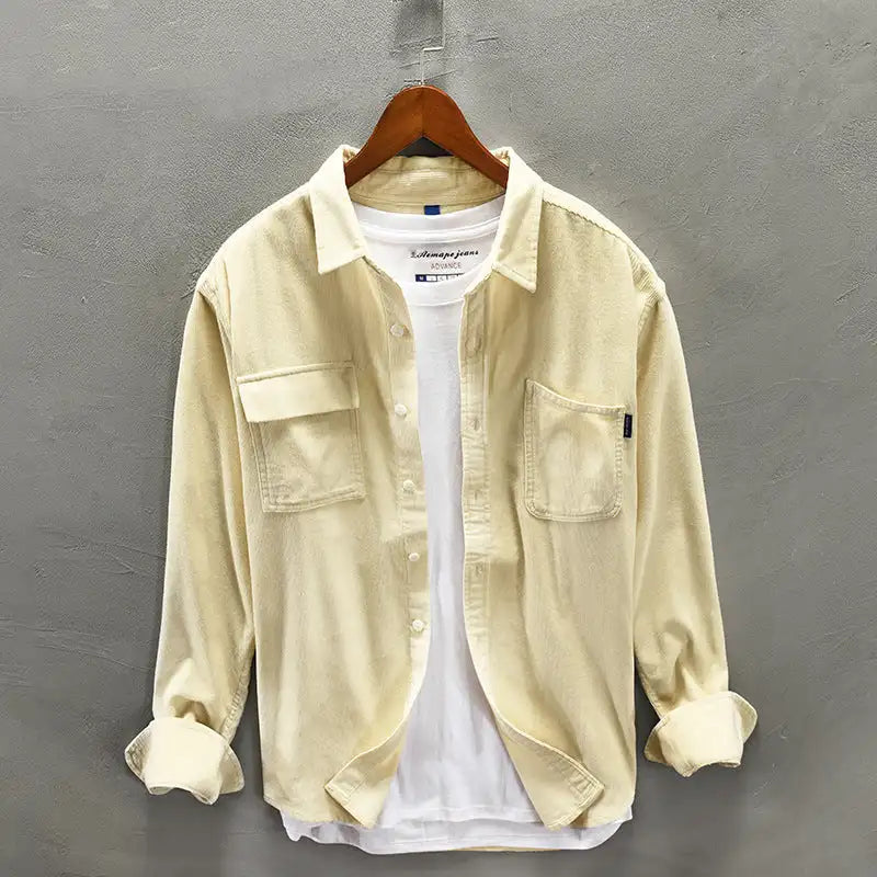 Street-wave Yuliss Corduroy Casual Shirt for Men Premium Comfort Versatile for Office and Everyday