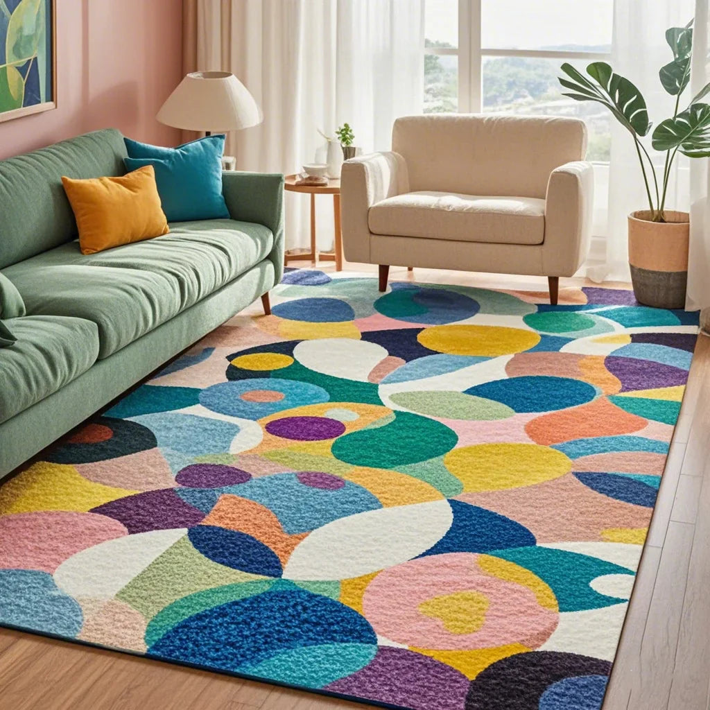 Dopamine Velvet Rug Dirt Resistant Washable Eprolo For Home