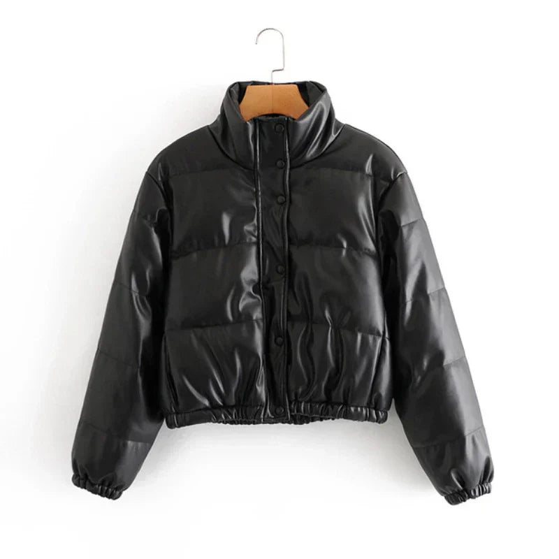 Street-wave Anneke Bomber Jacket for Women Modern Puffer Style Cozy Warmth Everyday Wear
