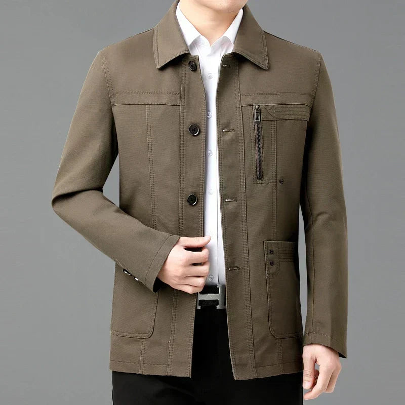 Street-Wave Jacket for Men With Structured Fit And Durable Fabric Modern Casual Outerwear