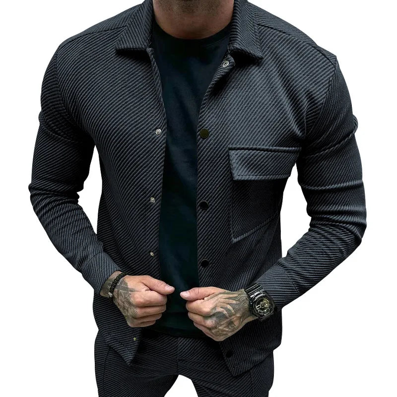 Streetwave Lightweight Shirt Jacket For Men With Modern Comfort And Versatile Everyday Wear