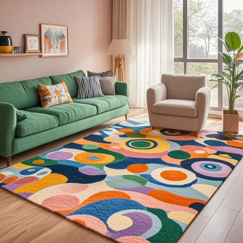 Dopamine Velvet Rug Dirt Resistant Washable Eprolo For Home