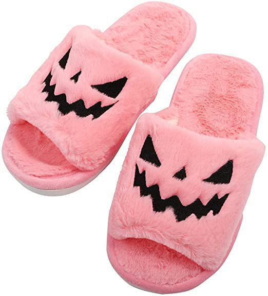 Street Wave Halloween Orthopedic Unisex Slippers For Men And Women Plush Comfort Durable Design