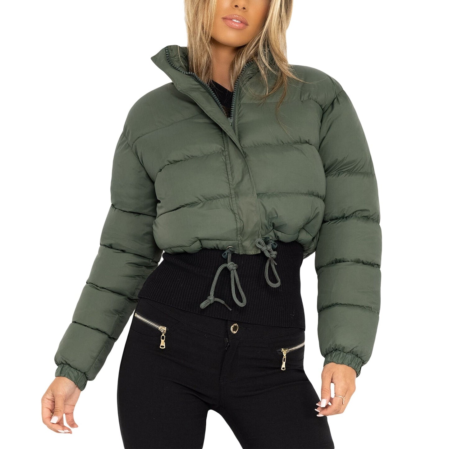 Street-Wave Women Warm Puffer Jacket With Thick Insulation For Cozy All Day Winter Comfort