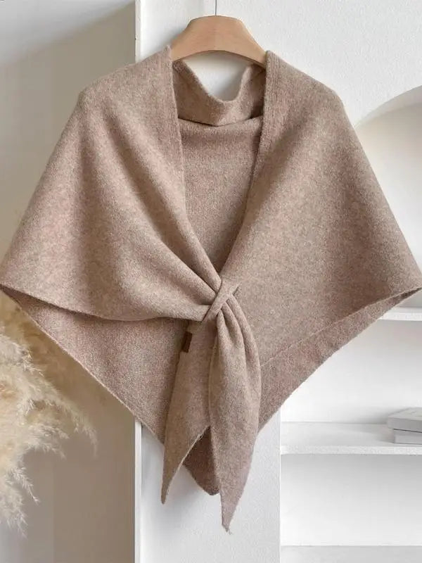 Isabella Soft Winter Knit Shawl Street Wave For Women Effortless Chic