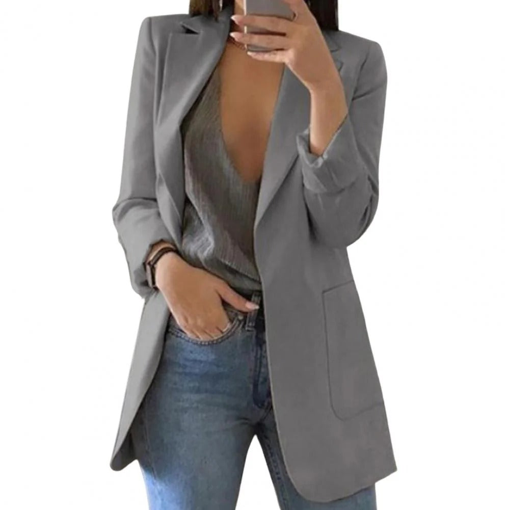 Womens Blazer Streetwave Tailored Longline Fit For Office Professionals Versatile Wardrobe Essential