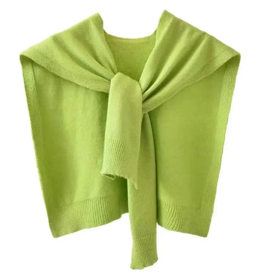 Street-Wave Knitted Scarf Wrap For Women Effortless Warmth And Refined Texture