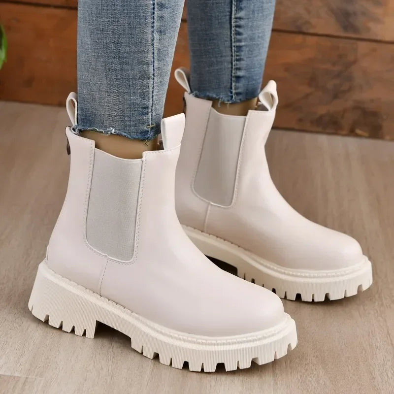 Streetwave Chelsea Boots For Women With Side Zip And Effortless All Day Comfort For Casual And Dressy Outfits