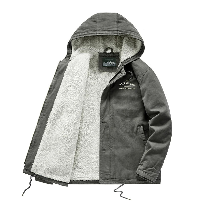 Street-Wave Hooded Cotton Winter Jacket For All Weather Comfort And Rugged Durability For Everyday Outdoor Wear