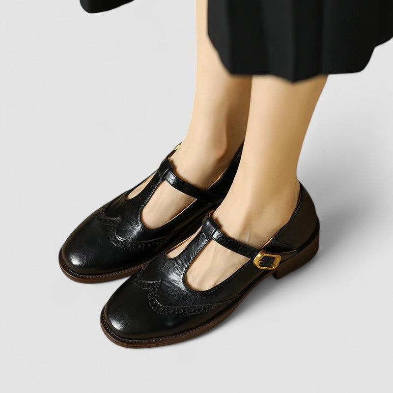 Women's Casual Mary Jane Shoes with Comfortable Fit and Versatile Style