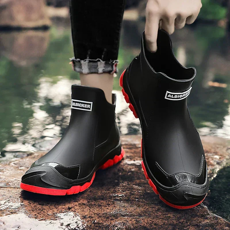 Women's Rain Boots with Waterproof Design and Durable Soles