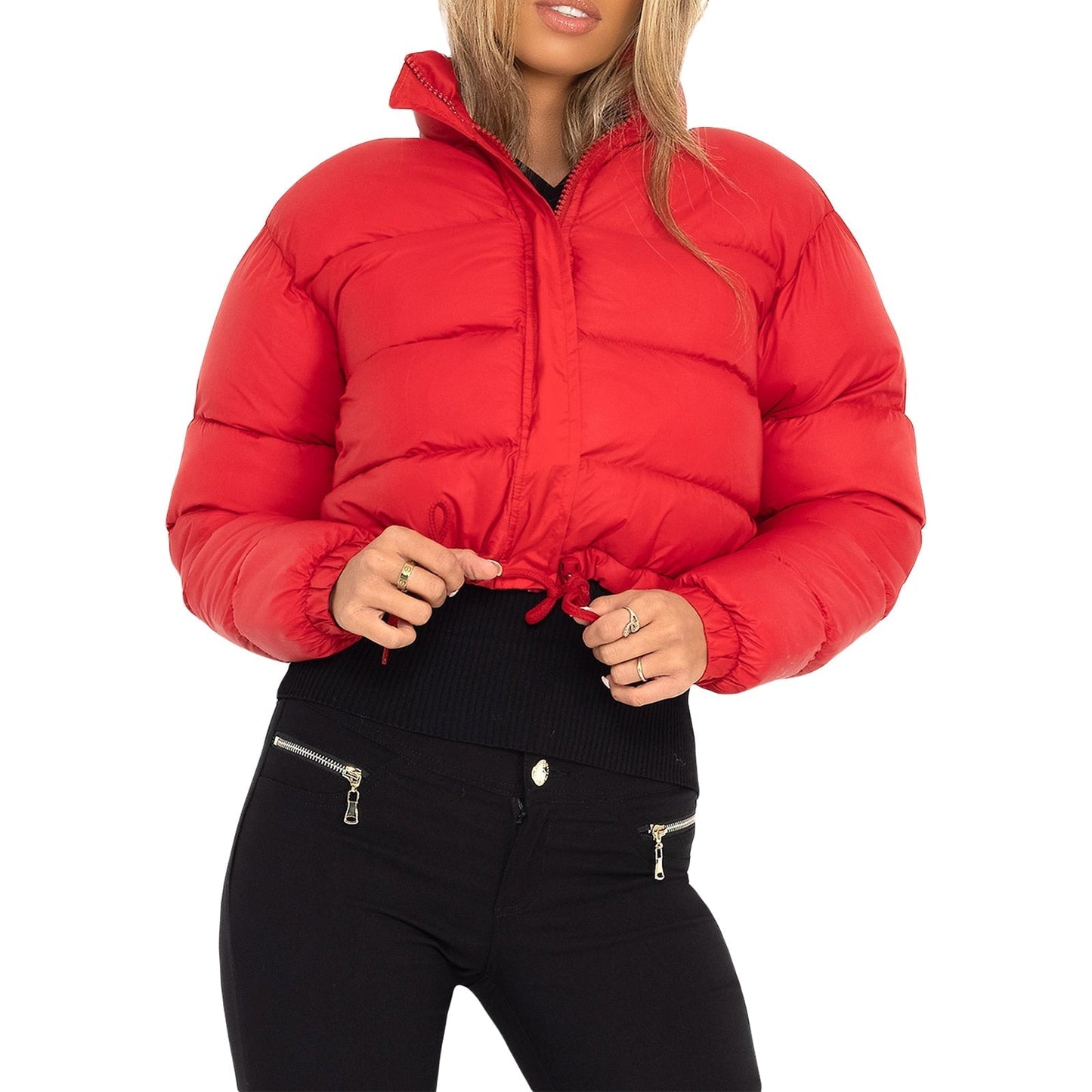 Street-Wave Women Warm Puffer Jacket With Thick Insulation For Cozy All Day Winter Comfort