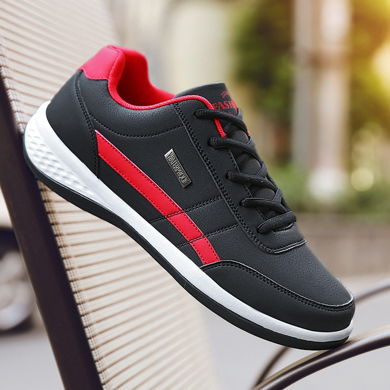 Street Wave Men's Shoes Elegant All Day Comfort Premium Leather Casual Sneakers for Men